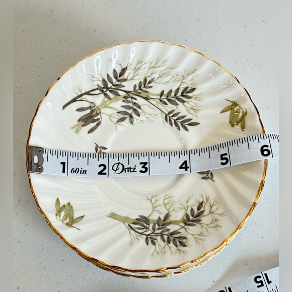 Adderley Tea Cup Saucer Plate Set of 8 (Discontinued) Fine Bone China - Picture 11 of 12